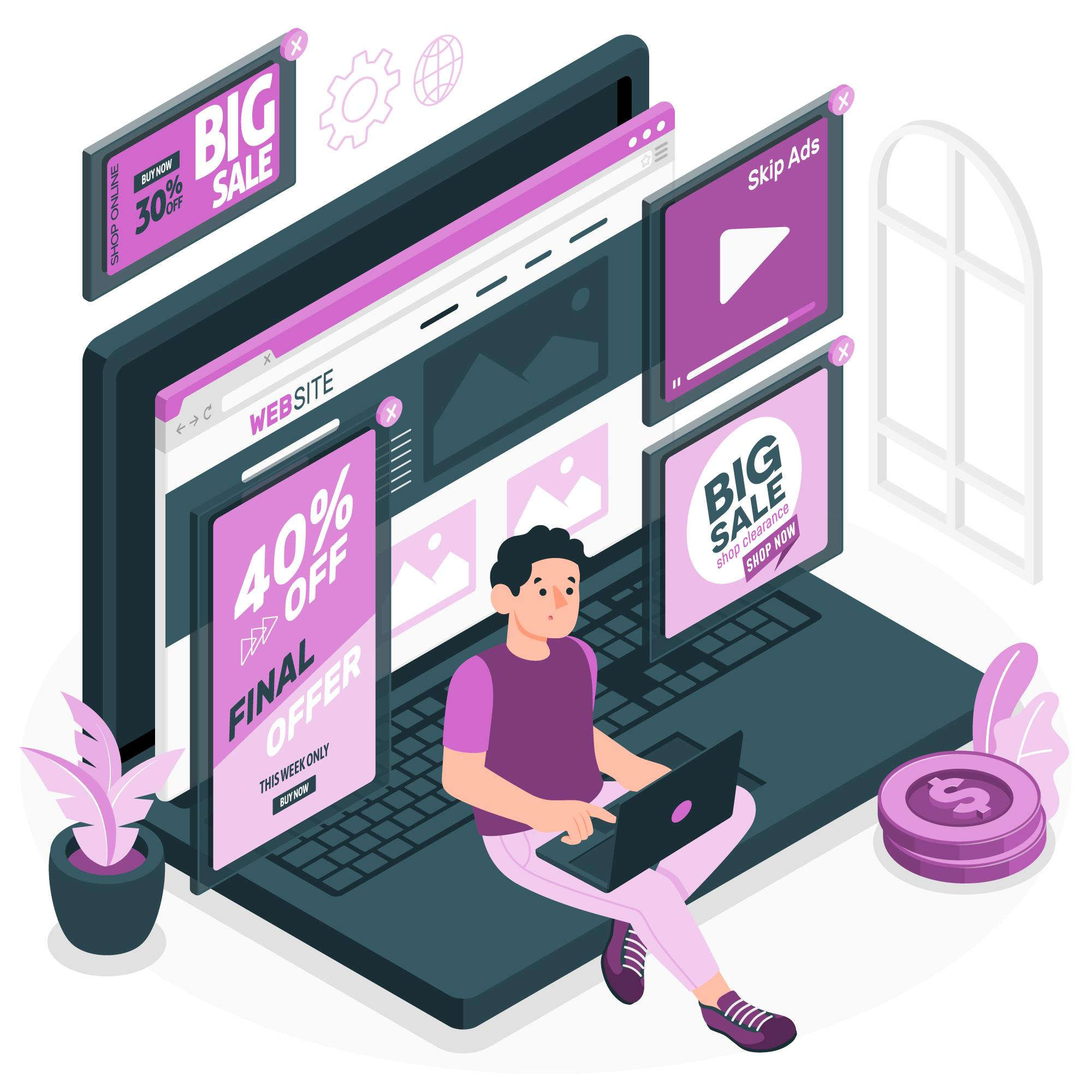 Online display adverts