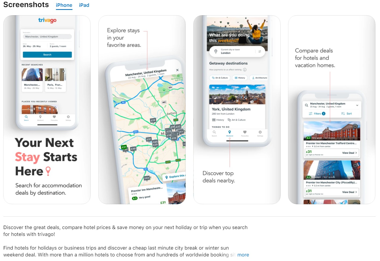 UK trivago: Compare hotel prices